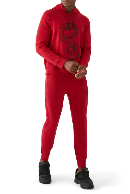 Lunar New Year Dragon Double-Jersey Joggers